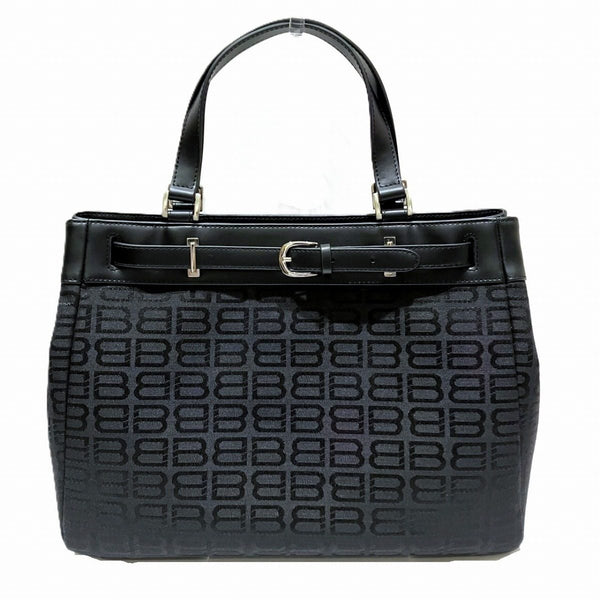 Balenciaga Canvas Leather Tote Bag