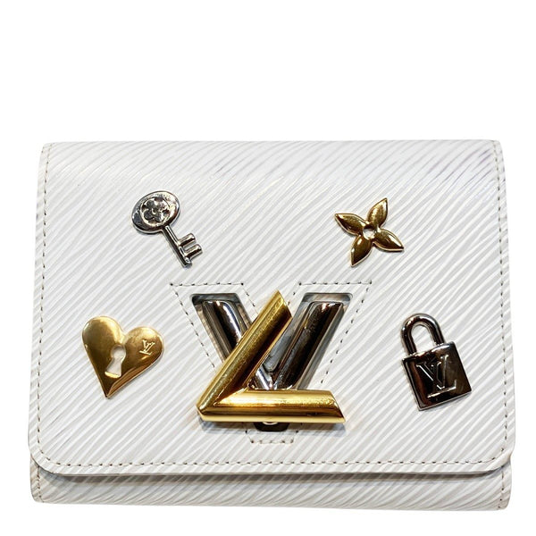 Louis Vuitton Portefeuille Twist Compact Epi Love Lock Wallet