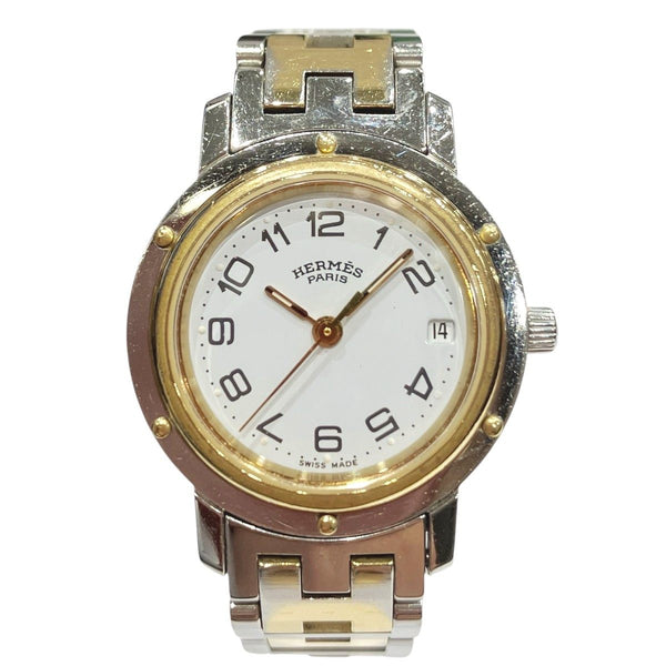 Hermes Clipper Stainless Steel Watch