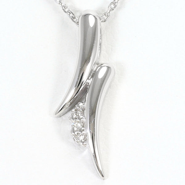 Au750 White Gold Diamond Necklace