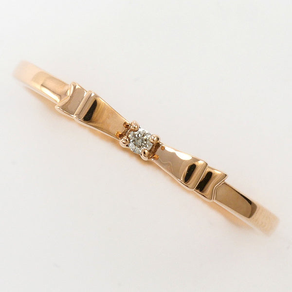 Samantha Tiara K10 Pink Gold Diamond Ring