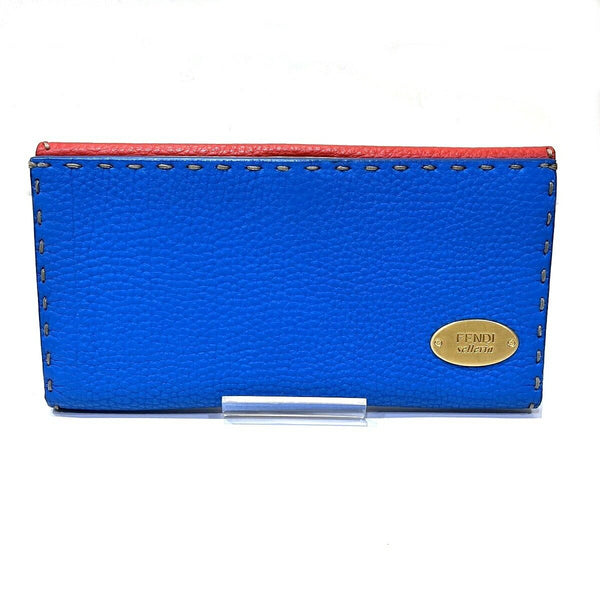 Fendi Selleria Leather Long Wallet