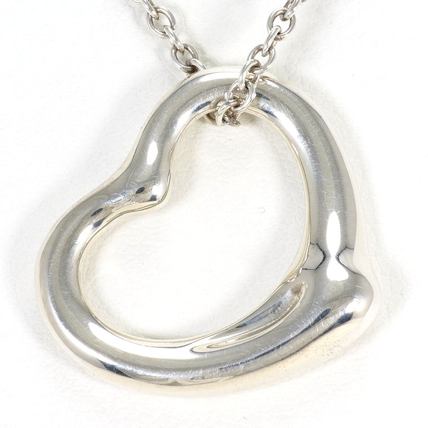 Tiffany & Co. Open Heart Silver Necklace