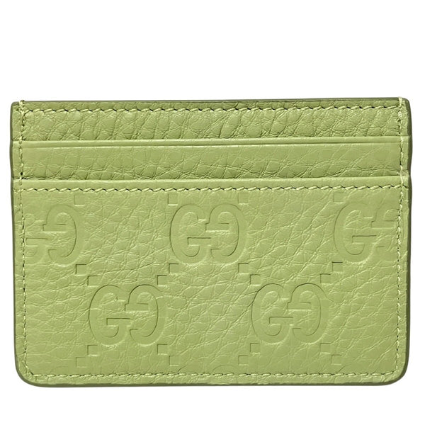 Gucci GG Emblem Leather Card Case