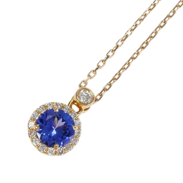 Au750 Tanzanite Diamond Necklace