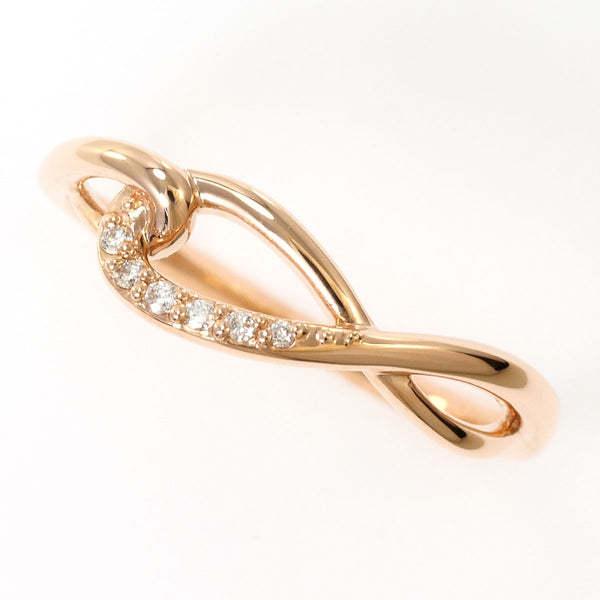 4℃ K10 Pink Gold Diamond Ring