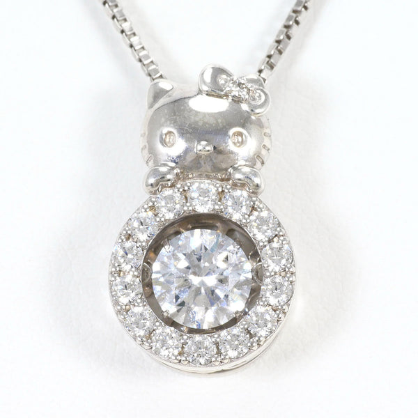 Sanrio Hello Kitty Silver Diamond Necklace