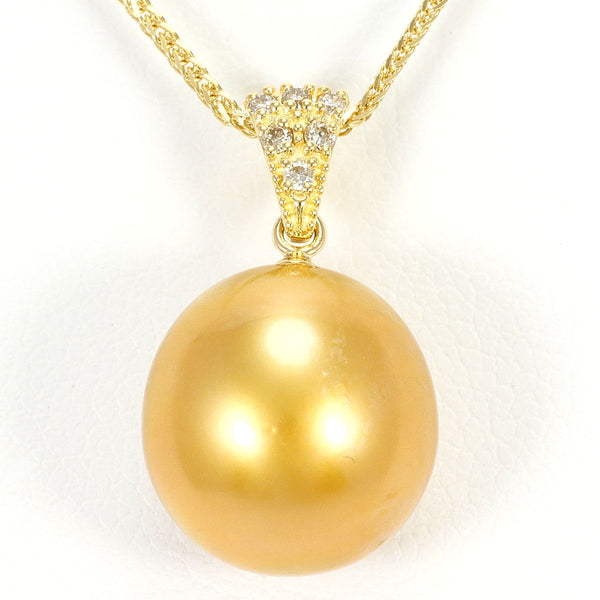 Au750 Pearl Diamond Necklace