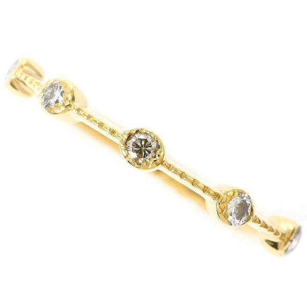 Au750 Yellow Gold Diamond Ring