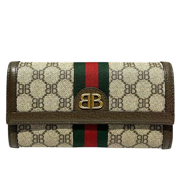 Balenciaga x Gucci The Hacker Project PVC long wallet