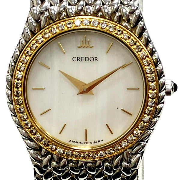 Seiko Credor Stainless Steel Au750 Watch