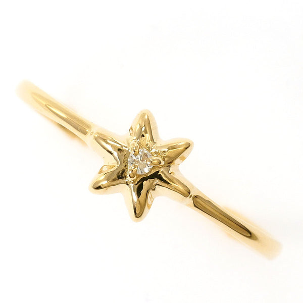 Au750 Yellow Gold Diamond Ring