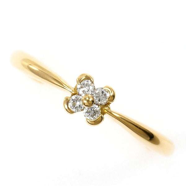 Au750 Yellow Gold Diamond Ring