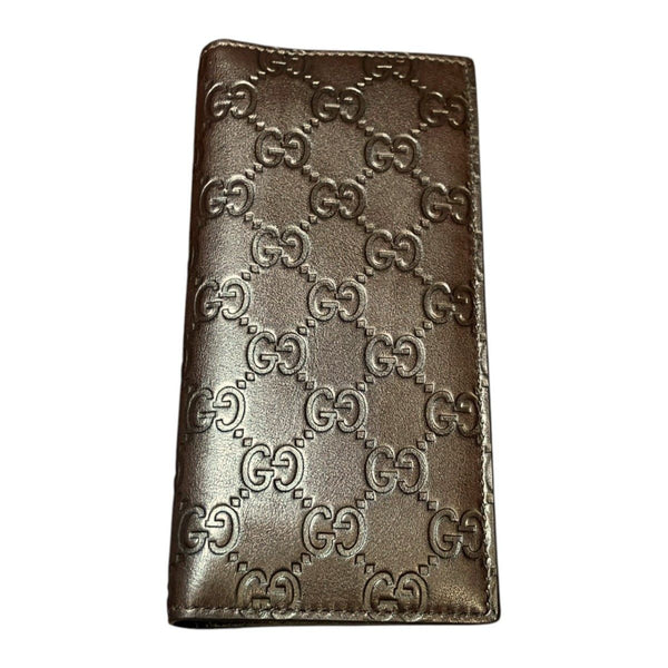 Gucci Guccissima Leather Long Wallet
