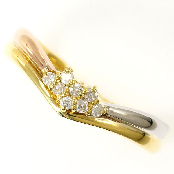 Platinum Au750 Yellow Gold Diamond Ring