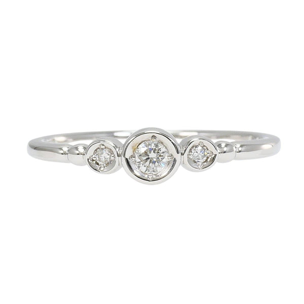 K10 White Gold Diamond Ring