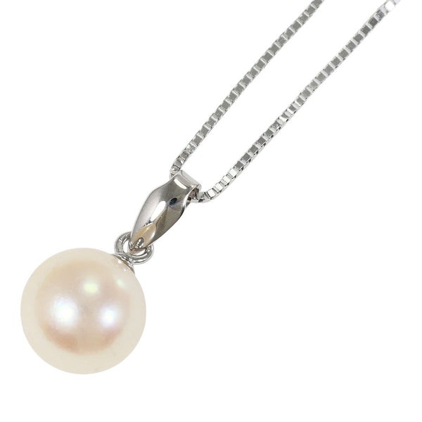 Au585 White Gold Pearl Necklace