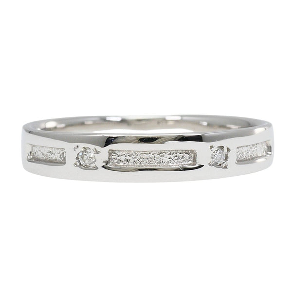 Au585 White Gold Diamond Ring