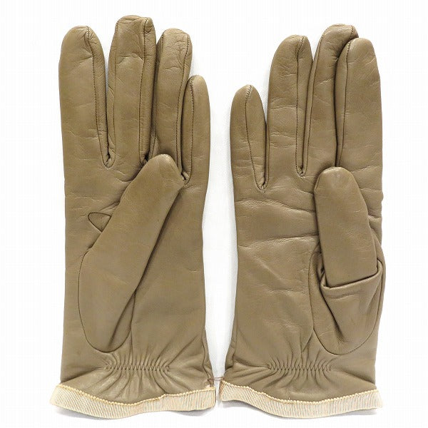 Salvatore Ferragamo Cashmere Leather Gloves