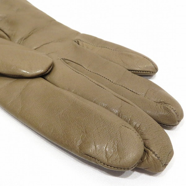 Salvatore Ferragamo Cashmere Leather Gloves