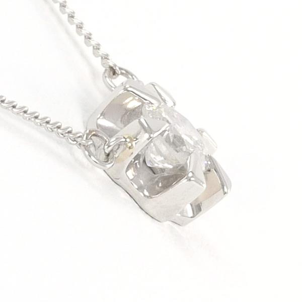 PT850 Platinum Necklace with Diamond 0.47, Approximate Total Weight 3.5g, Length 44cm