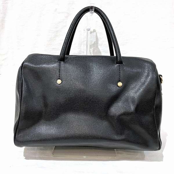 Furla Leather Mini Boston Handbag in Good Condition