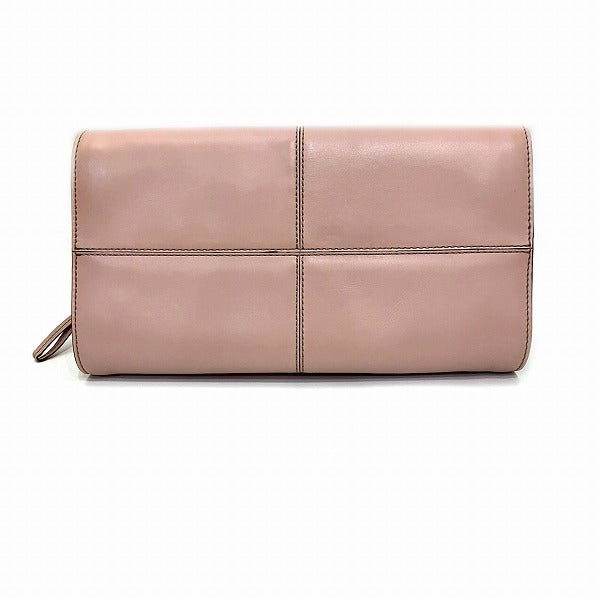 Tod's Sella 2WAY Pink Leather Handbag in Good Condition