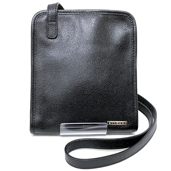 Bvlgari Black Leather Shoulder Bag