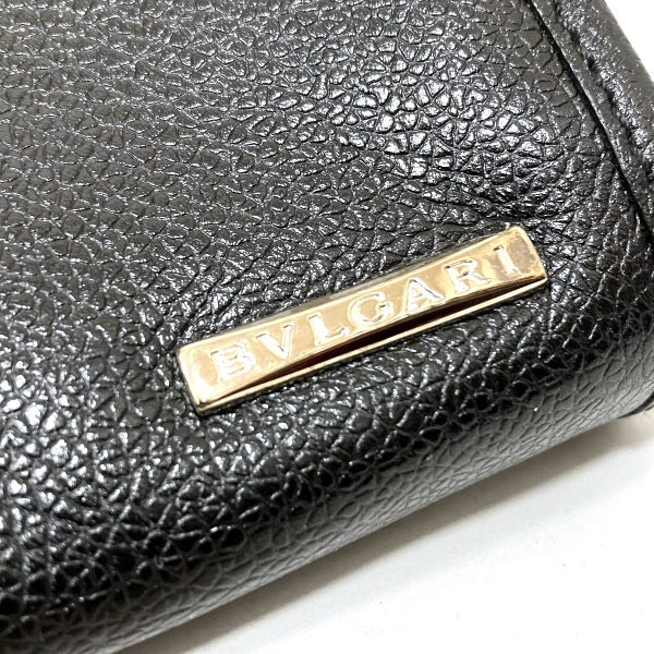 Bvlgari Black Leather Shoulder Bag