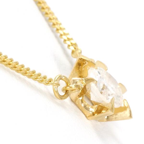 K18 Yellow Gold Diamond Necklace 0.35ct in Pristine Condition