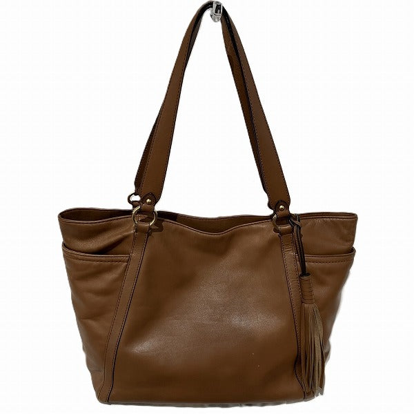 Cole Haan Brown Leather Shoulder Bag for Women in Fair Condition