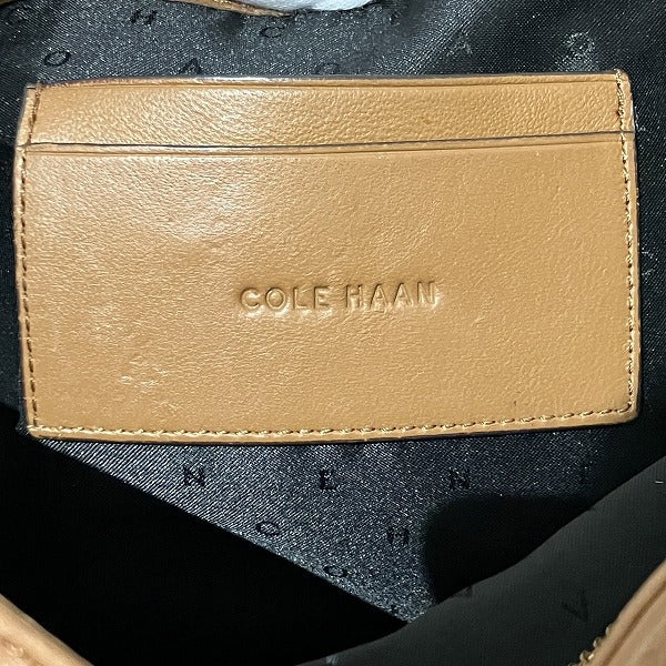 Cole Haan Brown Leather Shoulder Bag for Women in Fair Condition