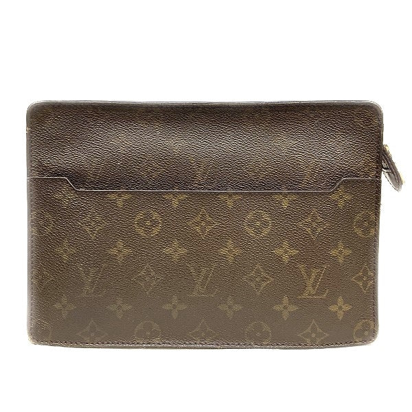 Louis Vuitton Monogram Pochette Homme Clutch Bag M51795 in Fair Condition