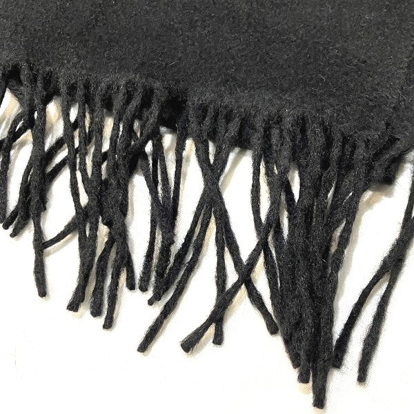 Piccola Conte Black Cashmere Rabbit Shawl 180cm x 74cm in Good Condition