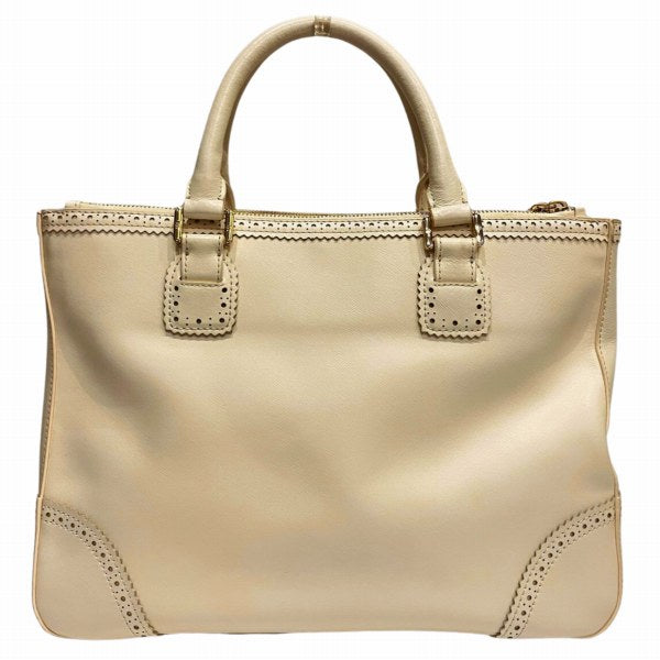 Tory Burch Leather 2WAY Tote Shoulder Bag