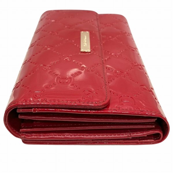 Pinky & Dianne Enamel Logo Long Wallet