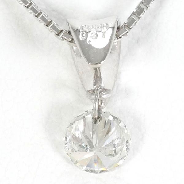 PT900 Platinum PT850 Diamond Necklace 0.31ct in Excellent Condition