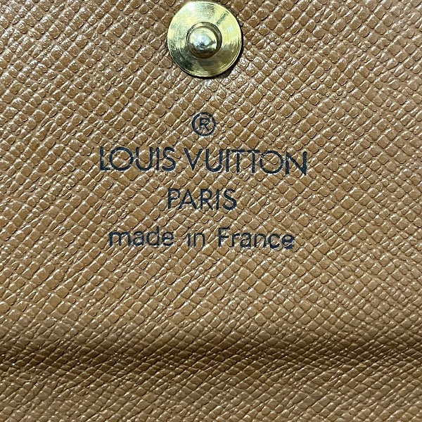 Louis Vuitton Monogram Long Wallet M61217 in Fair Condition