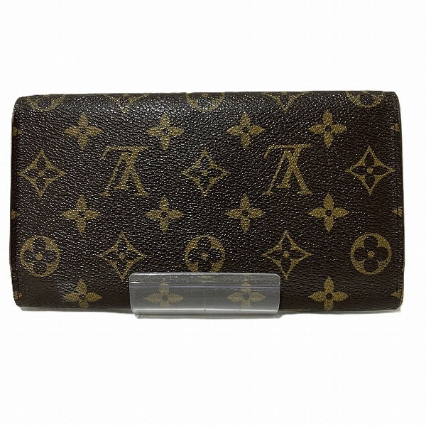 Louis Vuitton Monogram Long Wallet M61217 in Fair Condition