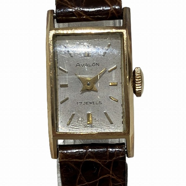 Avalon 18K Case 17 Jewel Manual Watch