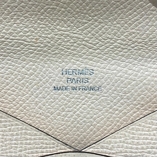 Hermes Calvi Leather Card Holder