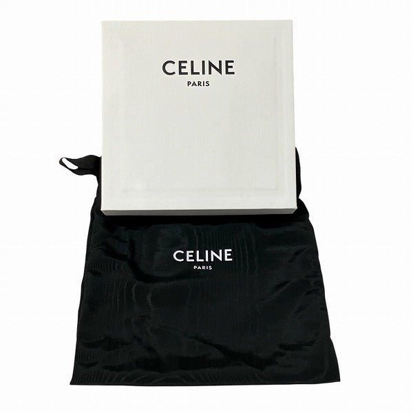 Celine Triomphe Leather Belt Black