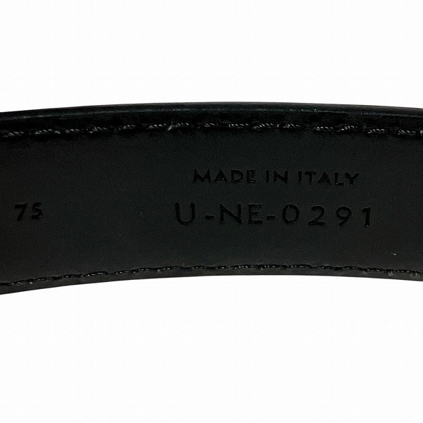 Celine Triomphe Leather Belt Black