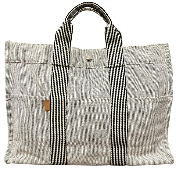 Hermes New Fourre Tout MM Canvas Tote Bag