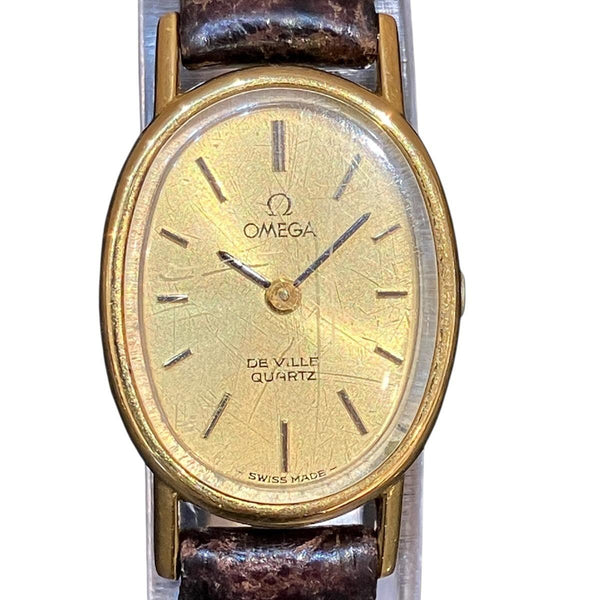 Omega De Ville Gold Plated Quartz Watch