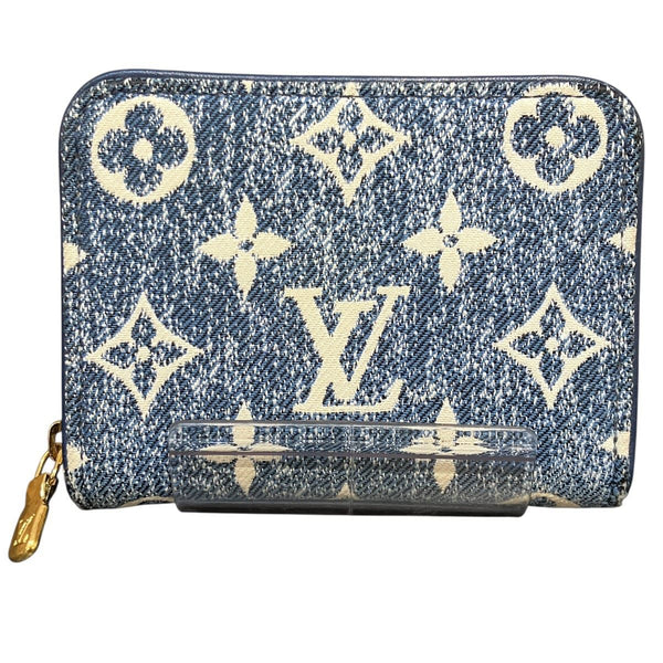 Louis Vuitton Zippy Coin Purse Monogram Denim Coin Case