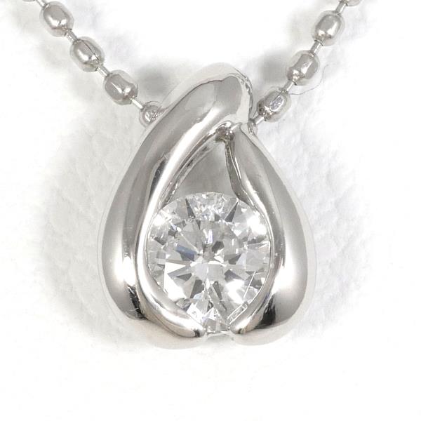 PT900 PT850 Platinum Diamond Necklace in Excellent Condition