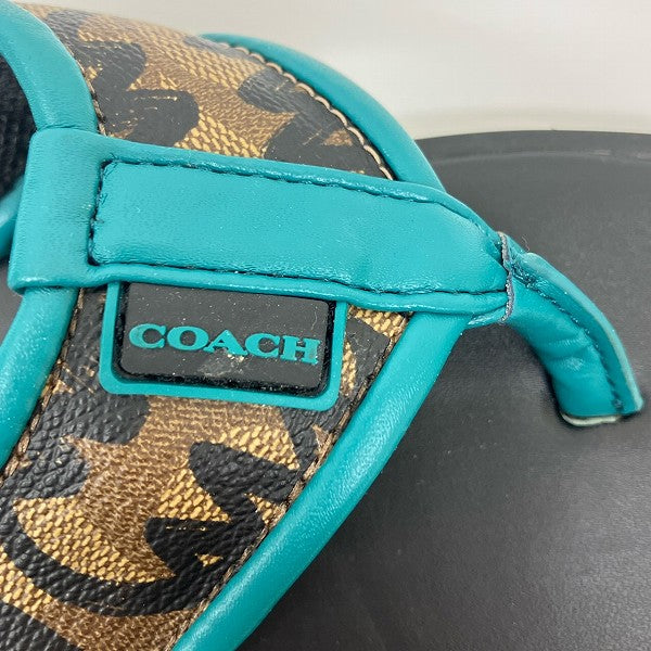 Coach G5265 Blue Sandals 24.5cm Collaboration in Great Condition