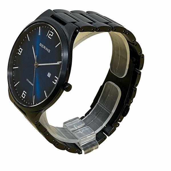 Bering 15240-727 Titanium Quartz Men's Watch in Pristine Condition