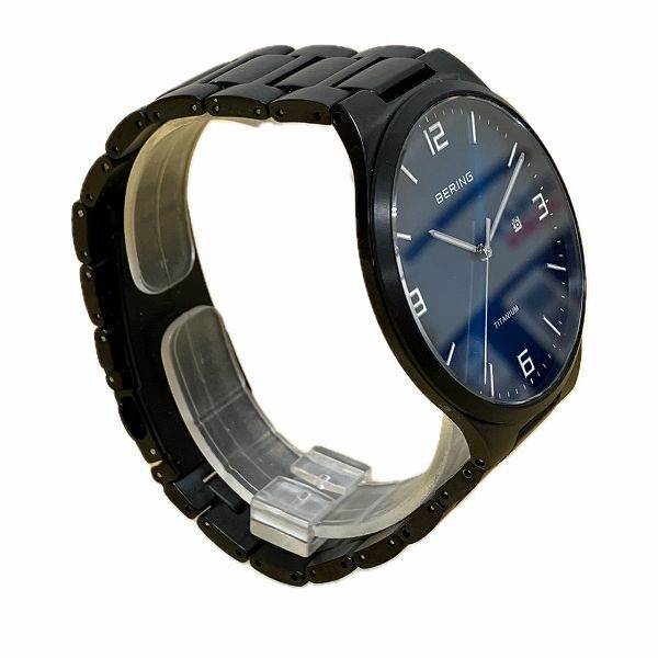 Bering 15240-727 Titanium Quartz Men's Watch in Pristine Condition